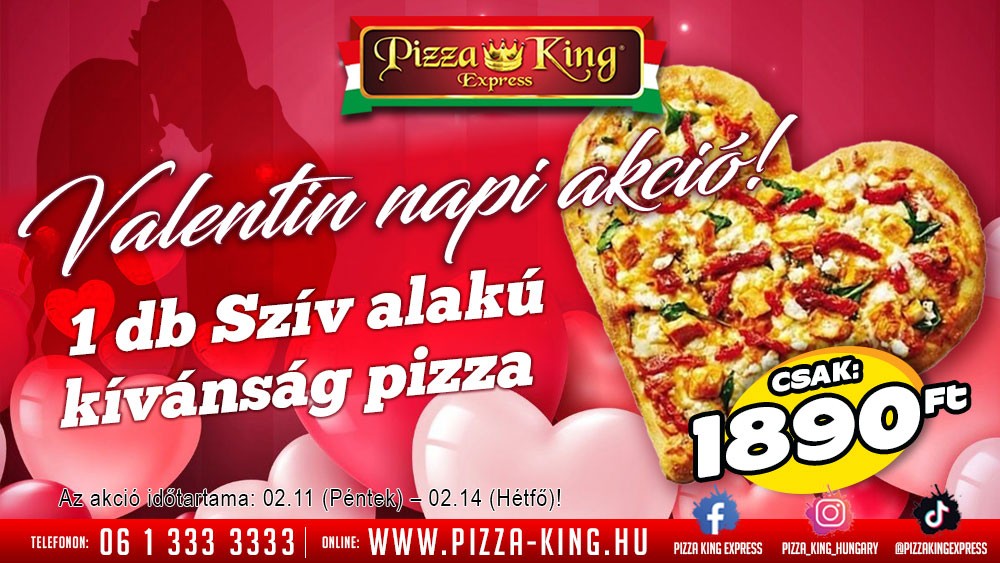 Szív alakú pizza