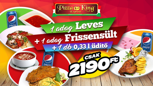 Pizza King 7 - A menü - Szuper ajánlat - Online rendelés