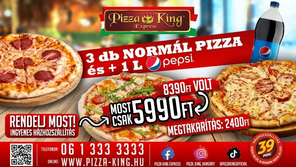Pizza King Pizza rendelés Budapesten