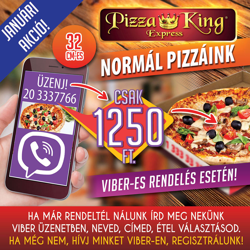 Pizza King Pizza rendelés Budapesten